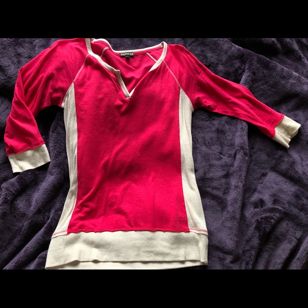 NWOT Express Raglan top